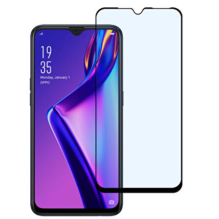 Oppo A12 Tam Kaplayan 5D Seramik Nano Cam Ekran Koruyucu